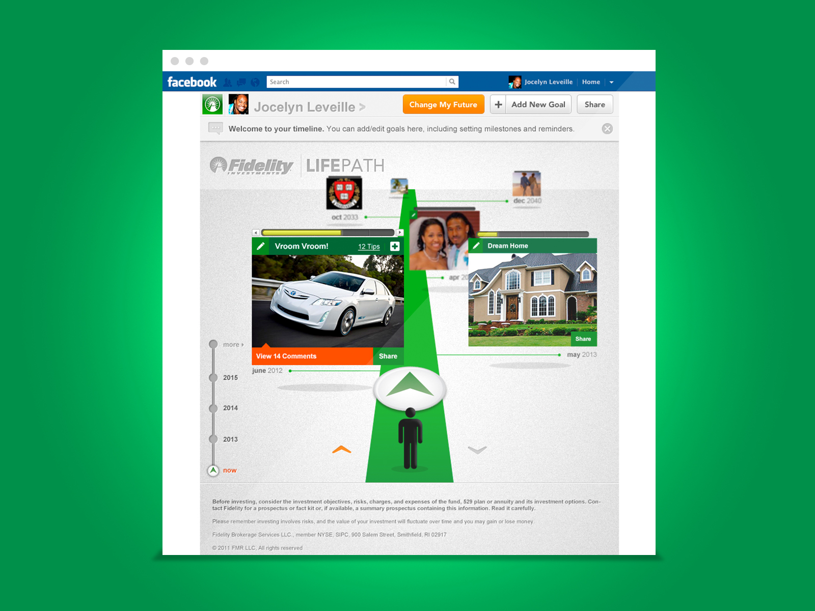 Fidelity: LifePath Facebook App